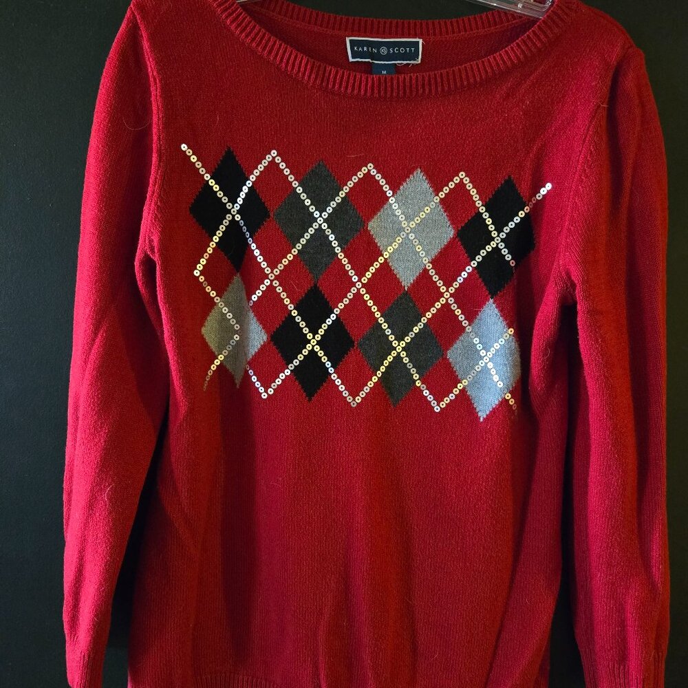 Red sweater